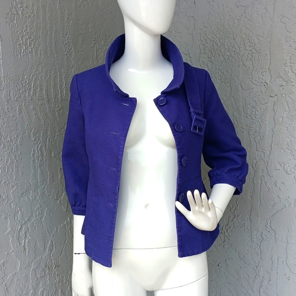DIVIDE by H&M Ladies (4) Button Jacket/Belt Closure (*Thick Cotton) - Picture 5 of 17